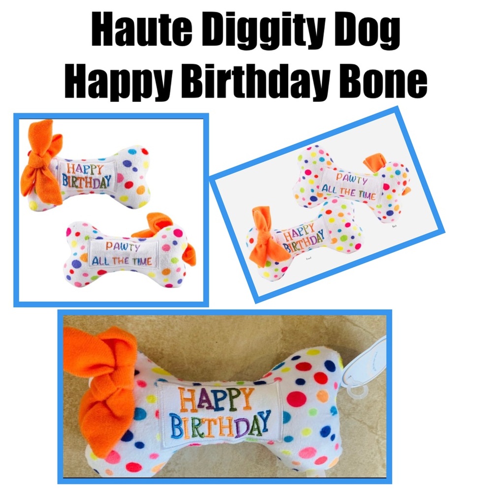 Haute Diggity Dog -Happy Birthday Bone